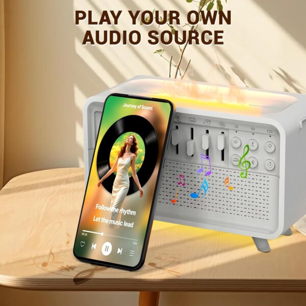 جهاز مرطب هواء بضوضاء بيضاء – تجربة نوم واسترخاء مثالية