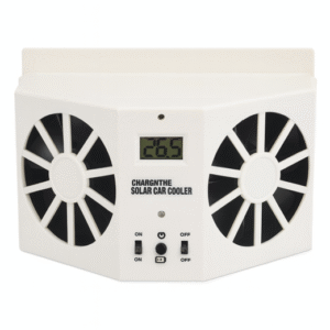 مروحة تبريد للسيارة بالطاقة الشمسية مزدوجة المحرك Solar Car Cooler