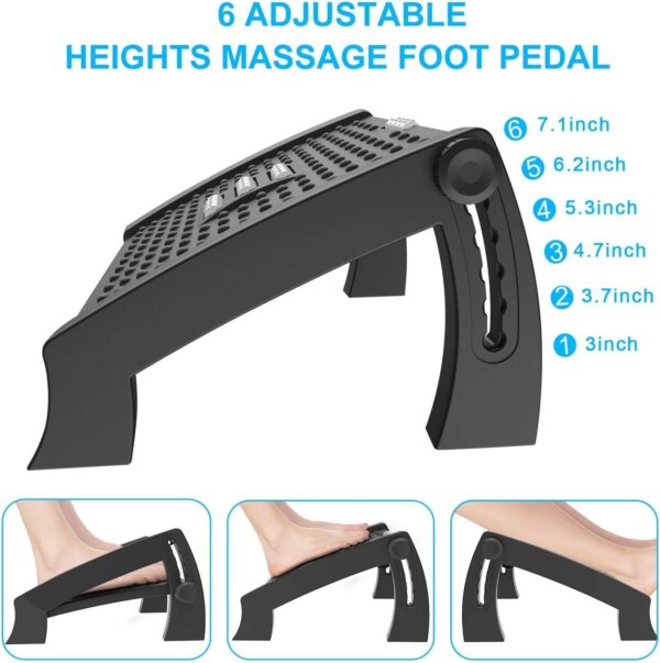 مسند قدم مريح بتصميم هندسي – راحة صحة و كفاءة في العمل (2) مسند قدم مريح بتصميم هندسي – راحة صحة و كفاءة في العمل