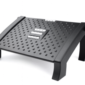 مسند قدم مريح بتصميم هندسي – راحة صحة و كفاءة في العمل