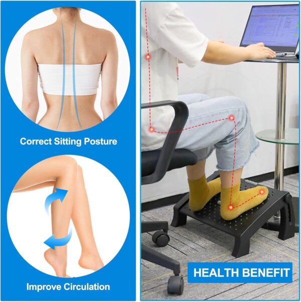 مسند قدم مريح بتصميم هندسي – راحة صحة و كفاءة في العمل (7) مسند قدم مريح بتصميم هندسي – راحة صحة و كفاءة في العمل
