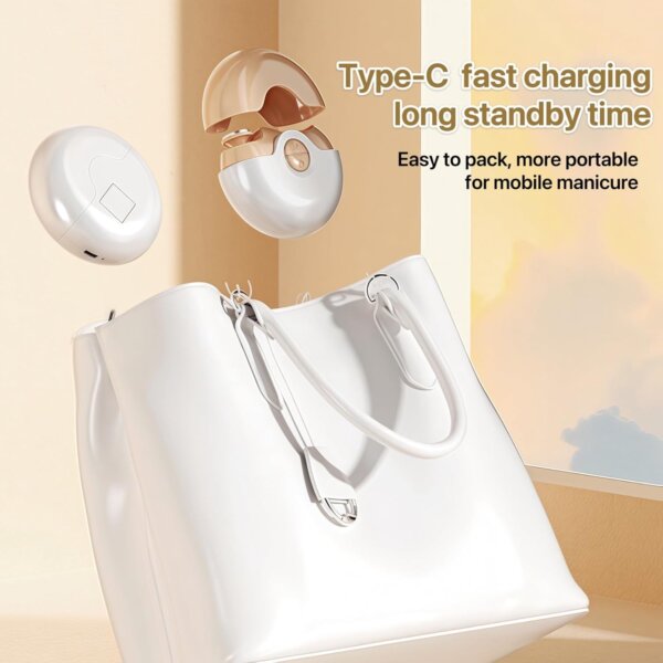 مقص أظافر كهربائي 2 في 1 قصّ وتلميع آمن وذكي لجميع الأعمار