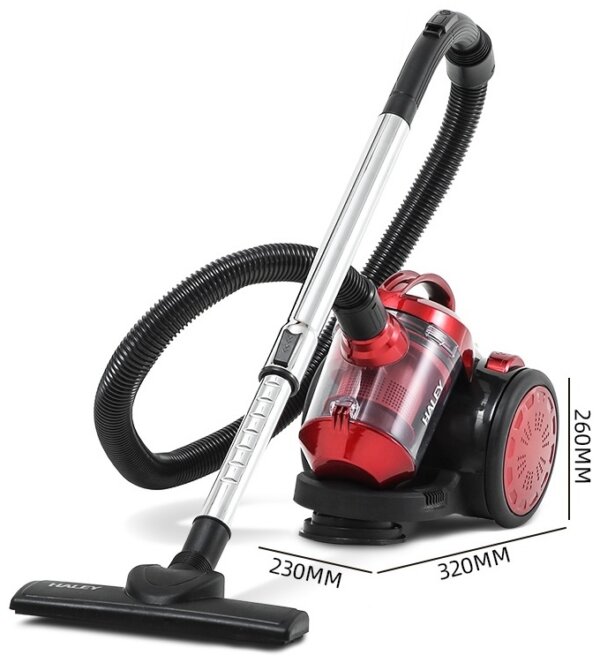 مكنسة كهربائية سيكلونية أفقية بدون كيس بقدرة 2800 واط – أداء قوي وتصميم حديث