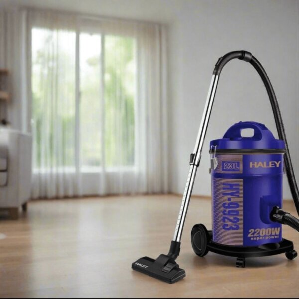 مكنسة كهربائية صناعية لتنظيف جاف/رطب بقوة 2200 واط و سعة 23 لتر