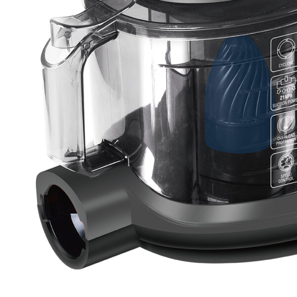 مكنسة كهربائية قوية 3000 واط بتقنية الإعصار – تنظيف شامل وسريع بدون كيس