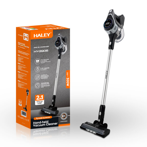 مكنسة كهربائية يدوية 2 في 1 لاسلكية خفيفة وقوية بقدرة 300 واط