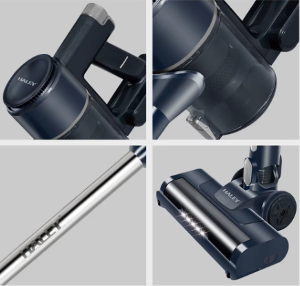 مكنسة كهربائية يدوية 2 في 1 لاسلكية خفيفة وقوية بقدرة 300 واط