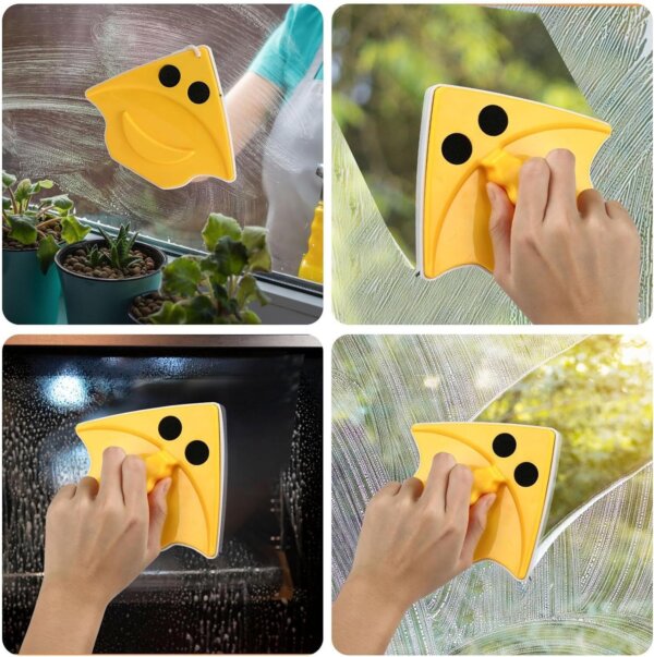 ممسحة النوافذ المغناطيسية المزدوجة تجربة تنظيف ذكية وآمنة