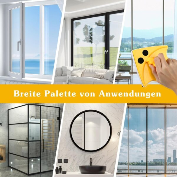 ممسحة النوافذ المغناطيسية المزدوجة تجربة تنظيف ذكية وآمنة