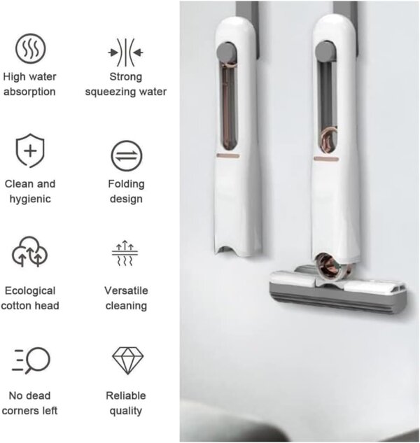ممسحة صغيرة ذاتية العصر – Mini Self-Squeeze Mop