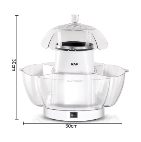 ماكينة صنع البوشار تقنية الهواء الساخن بدون زيت RAF بقدرة 1200 واط