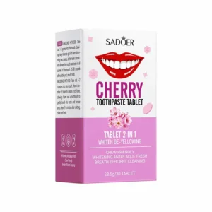 اقراص بديل معجون الاسنان - تنظيف و تبييض و إزالة البقع الصفراء خلال ثواني Cherry