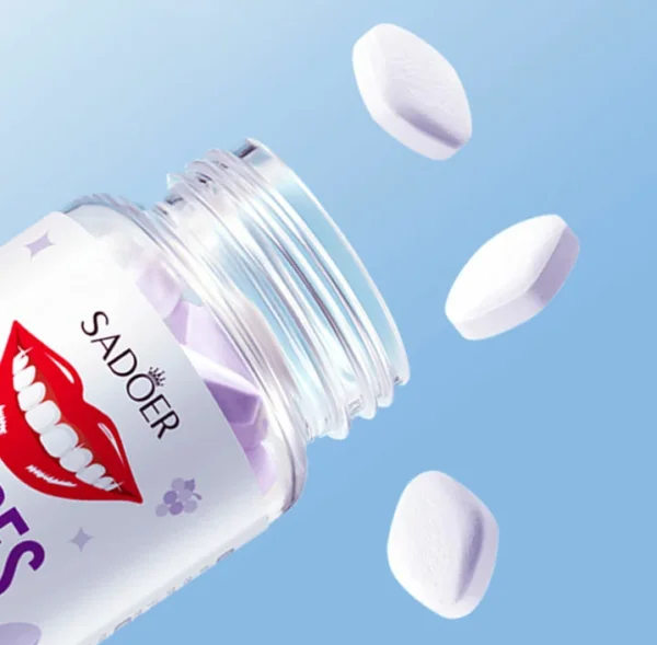 اقراص بديل معجون الاسنان - تنظيف و تبييض و إزالة البقع الصفراء خلال ثواني GRAPES