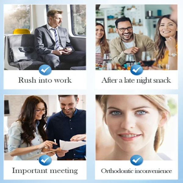 اقراص بديل معجون الاسنان - تنظيف و تبييض و إزالة البقع الصفراء خلال ثواني GRAPES