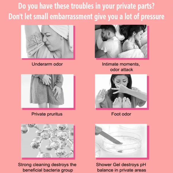 بخاخ المناطق الحساسة لإزالة العرق و الروائح والتهدئة وتوازن الـ pH