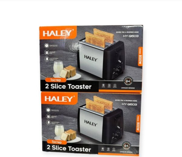توستر كهربائي سعة شريحتين مع 6 مستويات تحميص – قوة 800 واط (1) توستر كهربائي سعة شريحتين مع 6 مستويات تحميص – قوة 800 واط