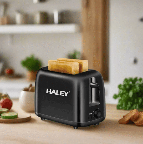 توستر كهربائي شريحتين بقدرة 800 واط – 6 مستويات تحميص مع إيقاف تلقائي