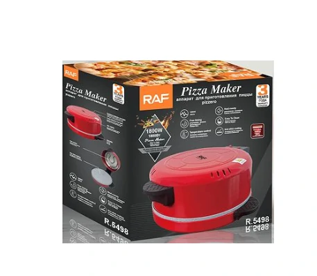 جهاز صنع البيتزا و الخبز من RAF بقوة 1800 واط صينية كبيرة بقطر 30 سم