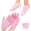 جوارب وكفوف جل سيليكون للعناية في القدم واليدين - Spa Silicone Gel Socks & Gloves Set