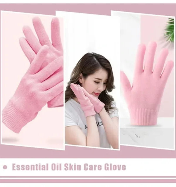 جوارب وكفوف جل سيليكون للعناية في القدم واليدين - Spa Silicone Gel Socks & Gloves Set