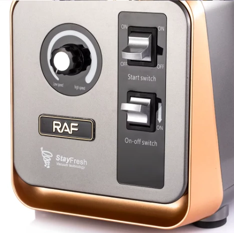 خلاط صناعي 1200 واط مع وعاء بولي كربون قوي 2 لتر لطحن وسحق RAF