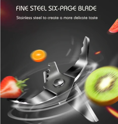 خلاط كهربائي RAF شفرات ستانلس 6 شفرات سعة  1.5 لتر