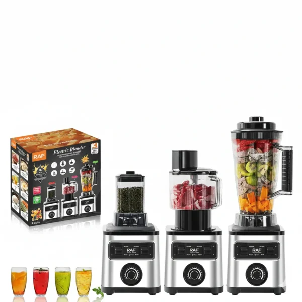 خلاط كهرباء صناعي متعدد الوظائف RAF – نظام 8 في1 بكفاءة عالية