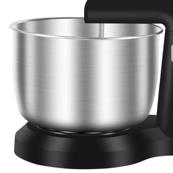 خلاط مع قاعدة و وعاء ستانلس ستيل - 5 سرعات لتحضير العجين والحلويات باحترافية