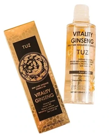 زيت مساج العلاجي مع عشبة الجينسنغ الطبيعية Vitality Ginseng Massage Essence Oil