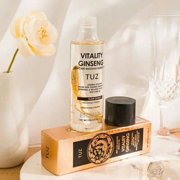 زيت مساج العلاجي مع عشبة الجينسنغ الطبيعية Vitality Ginseng Massage Essence Oil