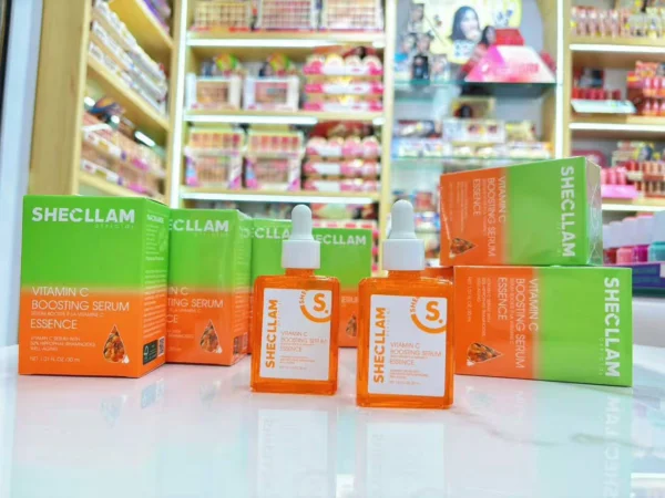 بكج SHECLLAM اليومي الفاخر – سيروم فيتامين C + واقي شمس SPF90+ للعناية والإشراقة والحماية