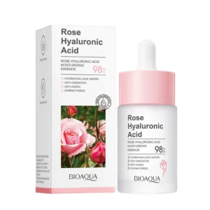 سيروم الورد وحمض الهيالورونيك - ترطيب تفتيح تجديد وللمسامات Hyaluronic Acid Rose Serum