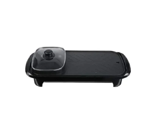 شواية مع قدر الهوت بوت 2 في 1 – شواية كهربائية متعددة الوظائف للعائلات والجلسات