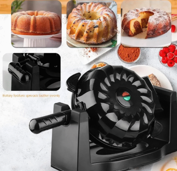 صانعة الكيك Sokany بقوة 1800 واط – سطح غير لاصق وتصميم دوّار لنتائج مثالية