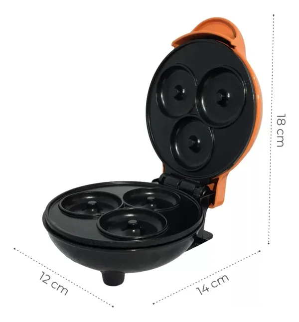 صانعة دونات 500 واط طريقة سهلة وسريعة لتحضير المنزل RAF