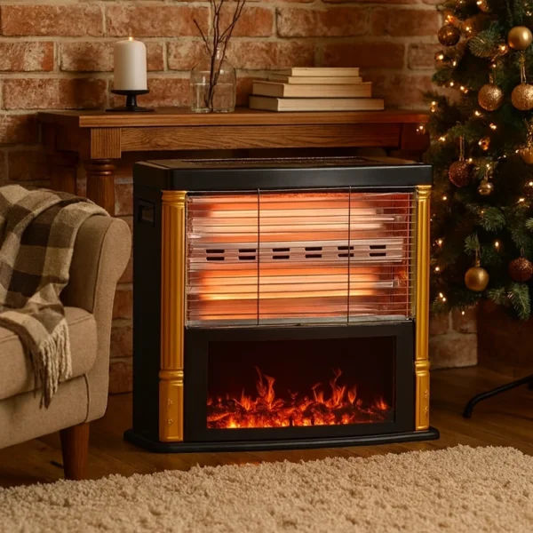 صوبة Maxtop – بقوة 1000 واط تدفئة سريعة مع مظهر فايربليس أنيق (2) صوبة Maxtop – بقوة 1000 واط تدفئة سريعة مع مظهر فايربليس أنيق