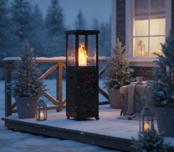 صوبة حدائق غاز خارجية Electra زجاجية كل المساحات الخارجية والواسعة