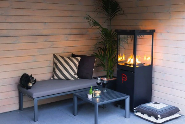 صوبة حدائق غاز خارجية Electra زجاجية كل المساحات الخارجية والواسعة