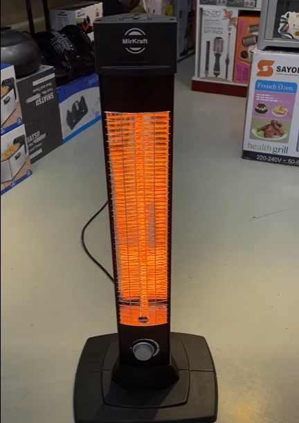 صوبة كهرباء عمودية Mirkraft تركية بقوة 2500 واط مناسبة كربون موفرة لطاقة