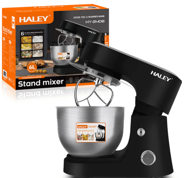 عجانة احترافية – سعة 6 لتر بقوة 1200 واط بـ 6 سرعات و رأس قابل للإمالة