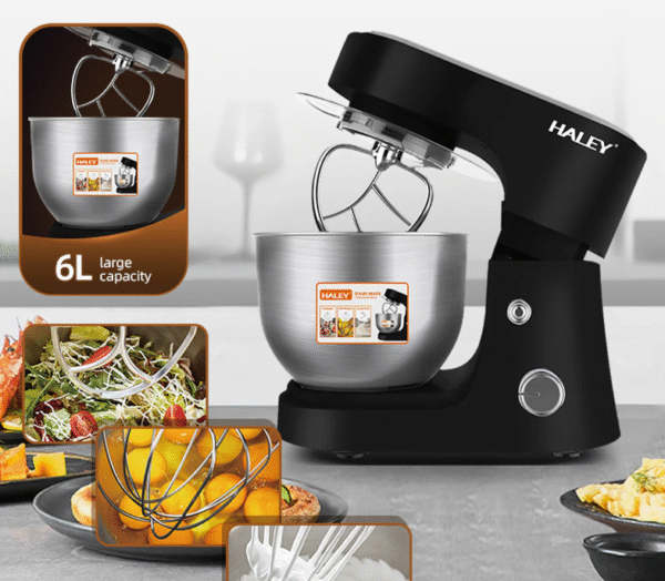 عجانة احترافية – سعة 6 لتر بقوة 1200 واط بـ 6 سرعات و رأس قابل للإمالة