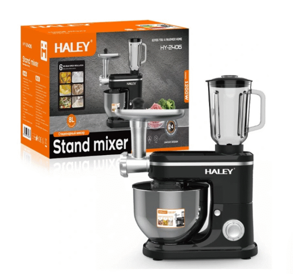 عجانة متعددة الاستخدامات  – خلاط و عجانة و فرامة لحمة في جهاز واحد