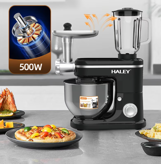 عجانة متعددة الاستخدامات  – خلاط و عجانة و فرامة لحمة في جهاز واحد