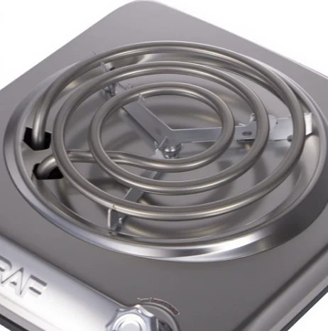 غاز شعلة واحدة RAF بقوة 1000 واط مقاوم للصدأ وسهل التنظيف