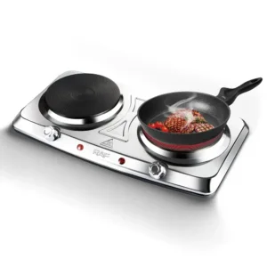 غاز كهربائي مزدوج 2000 واط وتصميم قوي للاستخدام اليومي RAF