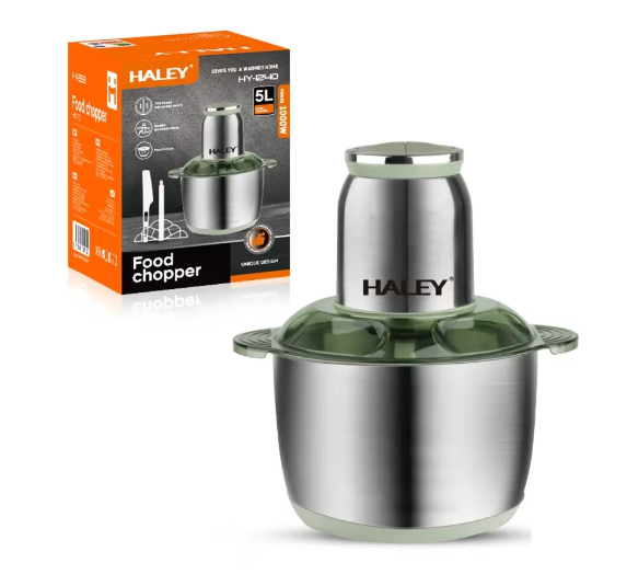 فرامة طعام كهربائية 5 لتر – قوة 1000 واط وشفرات ستانلس ستيل احترافية