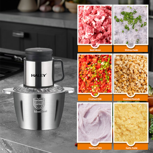 فرامة طعام كهربائية 5 لتر – قوة 800 واط وأداء احترافي للمطبخ