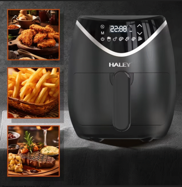 قلاية هوائية رقمية 5 لتر – 2000 واط للتحمير الصحي بدون زيت