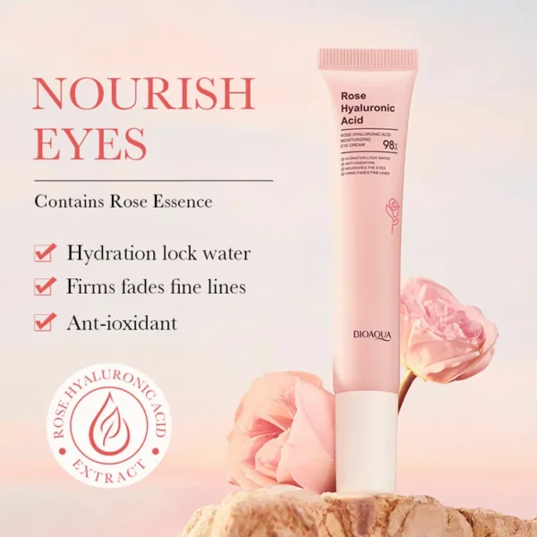 كريم العيون The Rose Hyaluronic Acid شد الخطوط الرفيعة والانتفاخ للعين