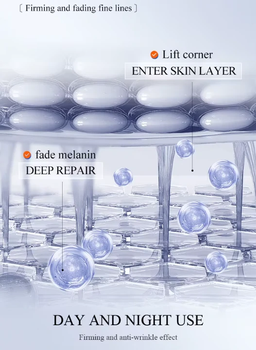 كريم العيون  Vitamin C + Retinol الثنائي نهاري وليلي يعالج الهالات بأنواعها